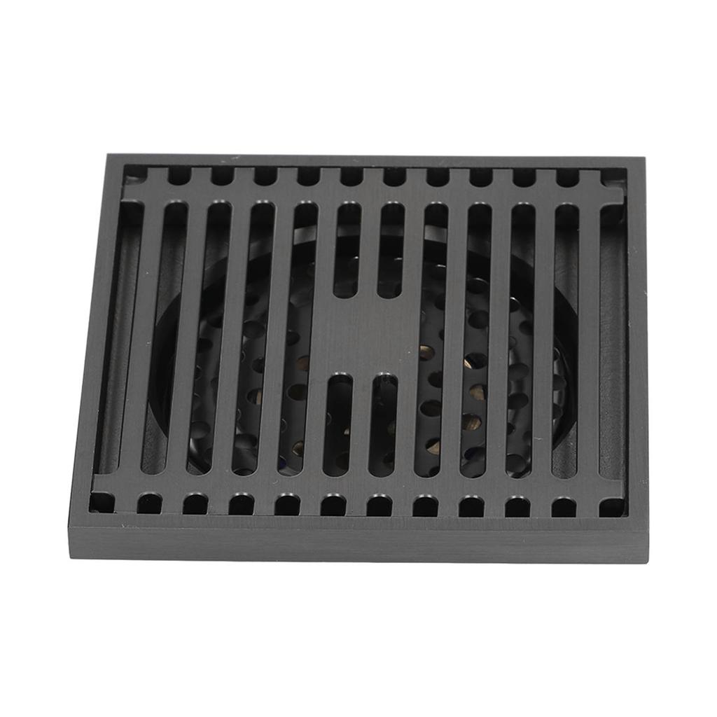 Сливной трап из нержавеющей стали квадратный антизапаховый большой вытеснитель решетка для ванной комнаты для домашнего балкона