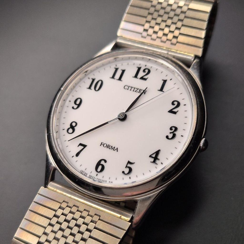 Used Working Citizen Quartz Watch 9633-T001777 5 ATM Water Resistant