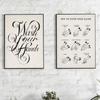 Wash Your Hands Calligraphy Print Pictures Toilet Roll Paper Origami Art Wall Canvas Poster Bathroom Vintage Painting Home Decor