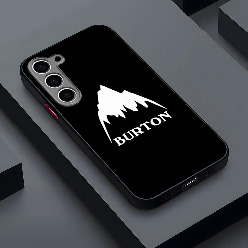 Бренд для катания на лыжах Burton Чехол для телефона Матовый Прозрачный Для Samsung S25Plus S21fe S22 FE S23 Ultra S24 Plus S25 Роскошная Задняя крышка