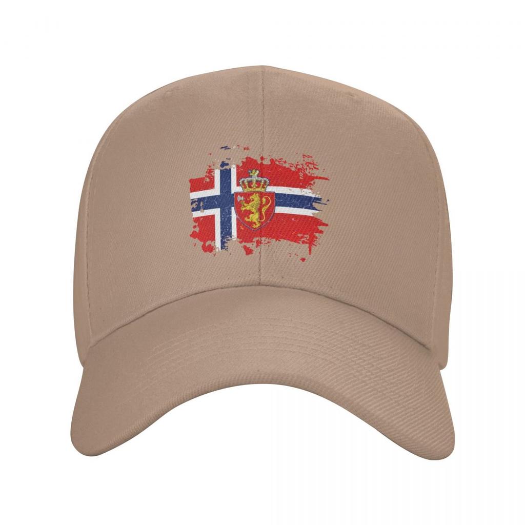 Custom Coat Of Arms Of Norway Baseball Cap Unisex Women Breathable Norwegian Flag Proud Dad Hat Outdoor