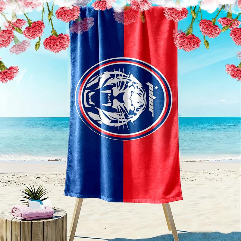 Johor DT Print Beach Towel, Large Soft Quick Dry Towel for Beach Camping Swimming