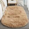 Большой размер мягкий длинный плюшевый пушистый ковер плюшевый коврик на пол овальный моющийся украшение для дома
