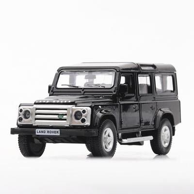 1/36 масштаб Range Rover Defender SUV, литая под давлением сплава, модель автомобиля, игрушка с функцией отступа для детей, подарки, коллекция игрушек