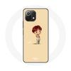 Case for Xiaomi Mi 11 Lite BTS TinyTAN Animation Suga
