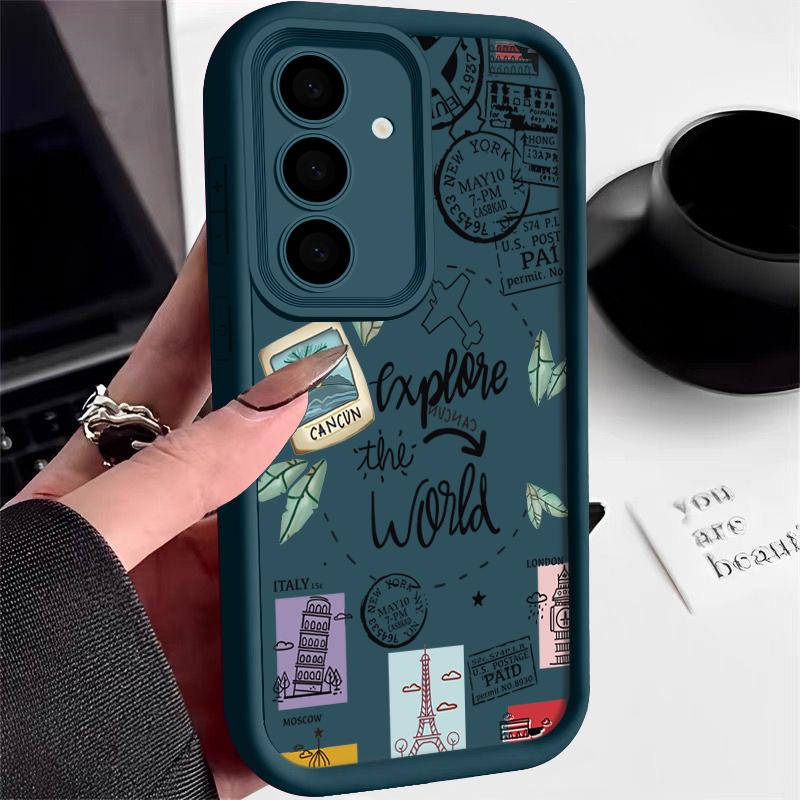 Знаменитый чехол для Samsung Galaxy A56 A36 A26 A16 5G A55 A35 A15 A54 A34 A17 A37 A57 S20 FE S21 S22 S23 S26 S24 S25 Ultra Capa
