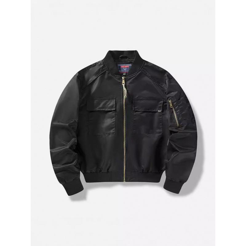 Молодежная мужская повседневная водонепроницаемая ветрозащитная куртка с V-образным вырезом, тонкая модная летная куртка для активного отдыха