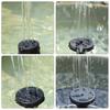 Solar Fountain Pump for Bird Bath Eco-Friendly Solar Water Fountain with 6 Nozzles Easy To Install Outdoor Fountain for Garden Pond Pool