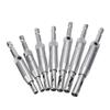 3/4Pcs Steel Positioning Hole Opener Silver Woodworking Hinge Drilling Durable Hinge Drill Bits
