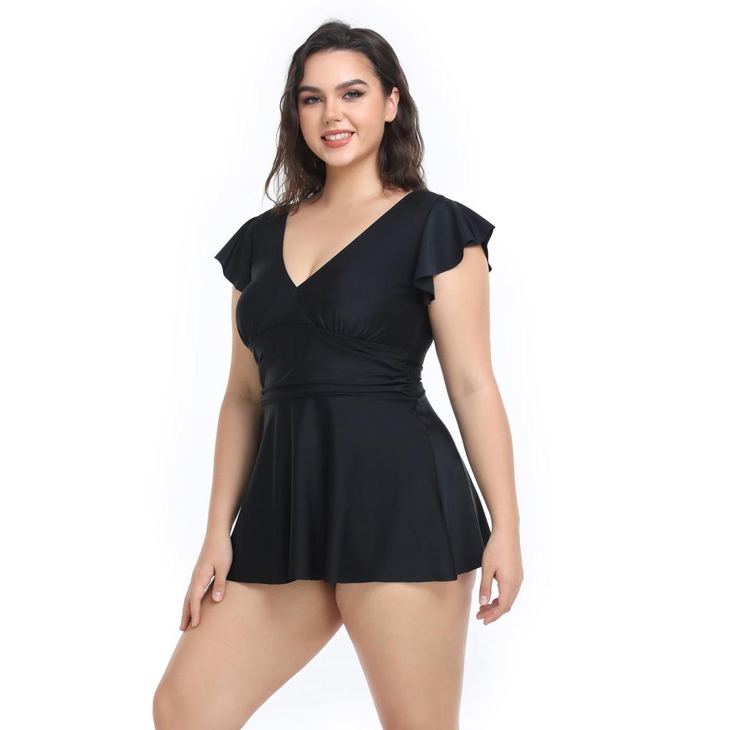 Женский купальник большого размера, новая мода, сексуальные бикини из двух частей, купальники больших размеров, пляжное платье