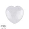 40mm Natural Crystal Large Heart Shape Rock Polished Gemstone Healing Crystals Palm Pocket Stone Quartz Home Decor Ornament Gift