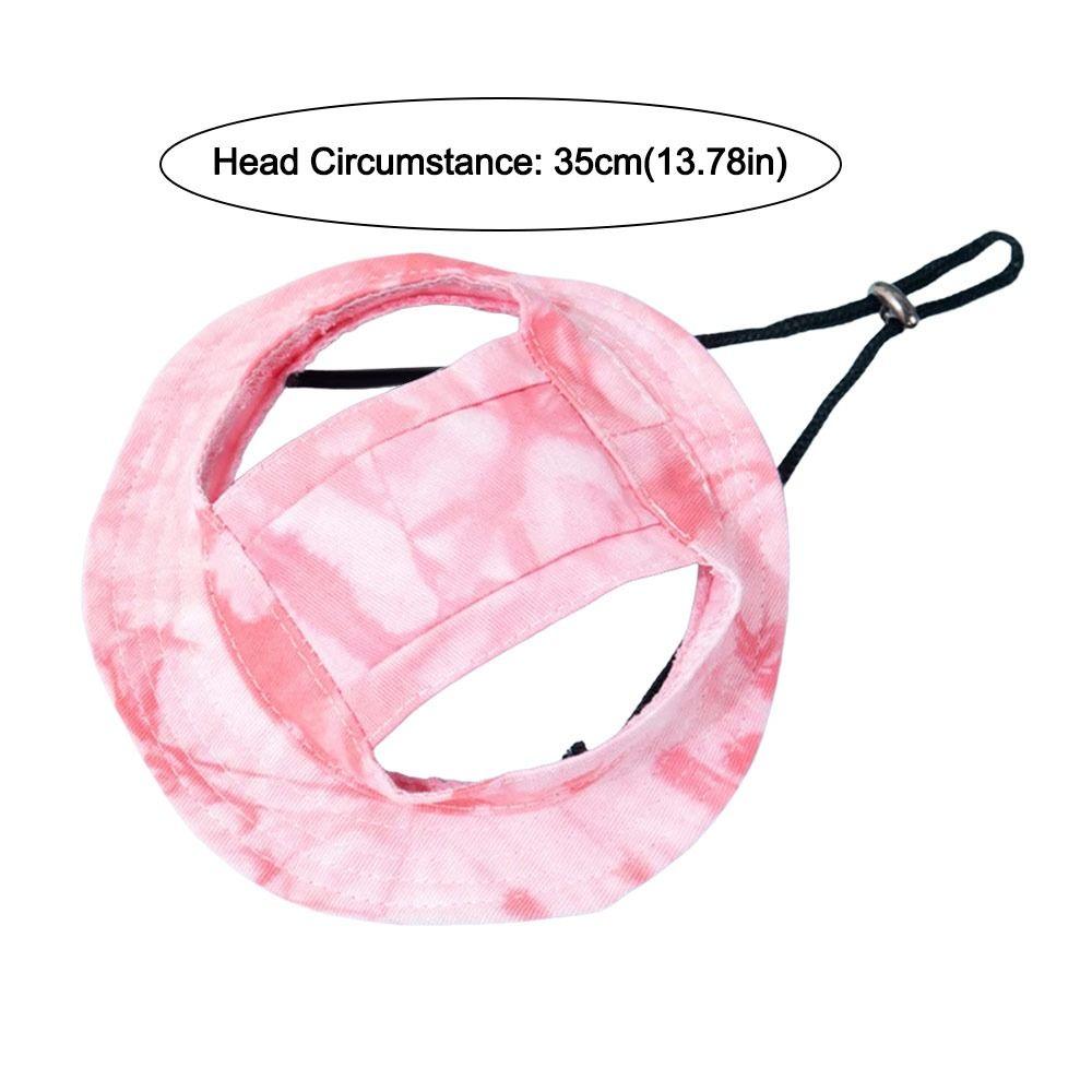 Lightweight Dog Sun Hat Adjustable Small Dog Cat Hats Stylish Dog Bonnet Cap Pet Supplies