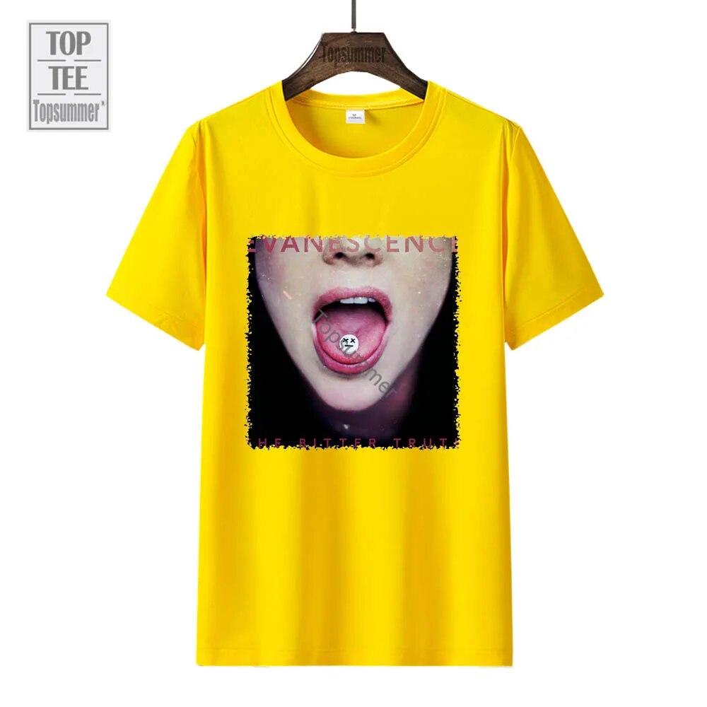 Футболка с альбомом «Горькая правда» Evanescent Tour, женская футболка в стиле хип-хоп, рок, хлопковые футболки, топы унисекс с графическим принтом