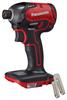 Cordless Impact Body Only and Case Sold Dual Smart Red Driver, (Battery Pack, Charger, Separately), (14.4V/18V), BL, 170N·m (at 18V), IP56,