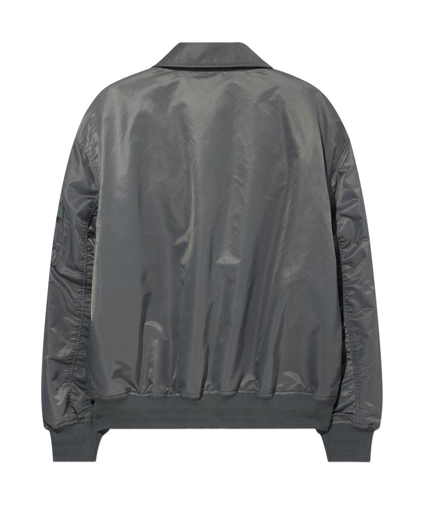 Covernat C Logo Collar Ma-1 Jacket Sage Gray