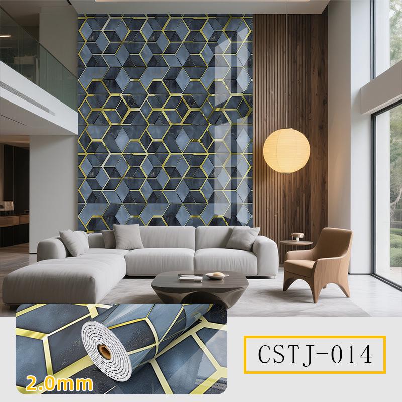 Самоклеящаяся водостойкая мраморная плитка Наклейка на стену для ТВ-фона и декора