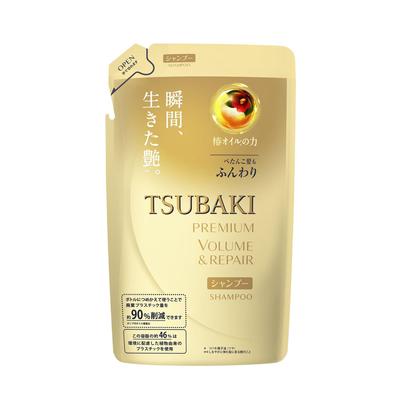 TSUBAKI Premium Volume Repair Шампунь для восстановления объема Tsubaki Hari Koshi Liquid Beige 330 мл и упаковка (х 1)