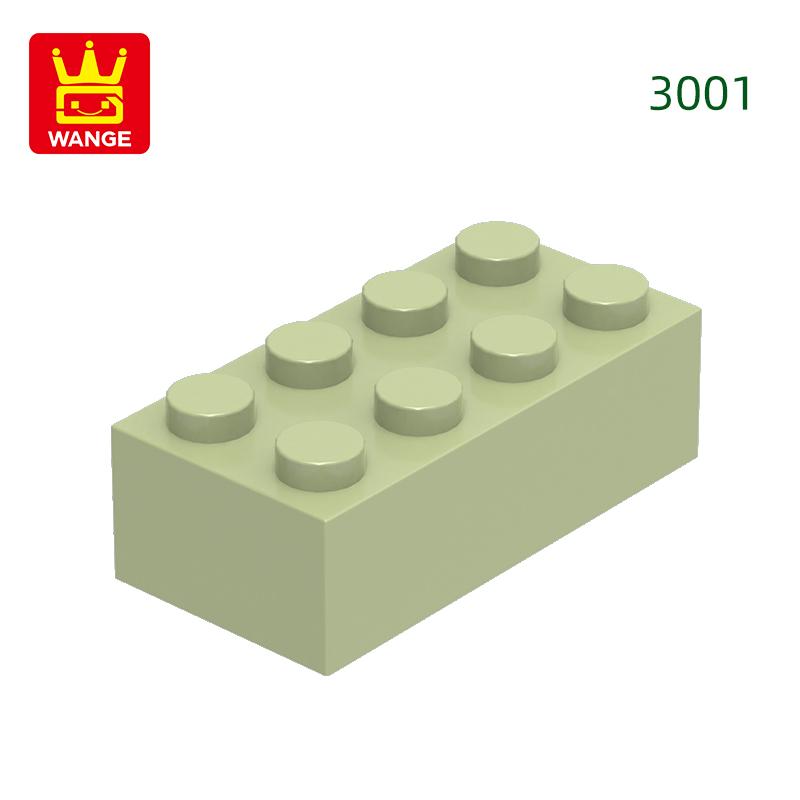 Нетоксичный 40 шт./лот 3001 2x4 Высокий 8-отверстий Строительный блок Moc Цветные детали Совместимые с Кирпичом DIY Детская игрушка Сборка Подарочная коробка
