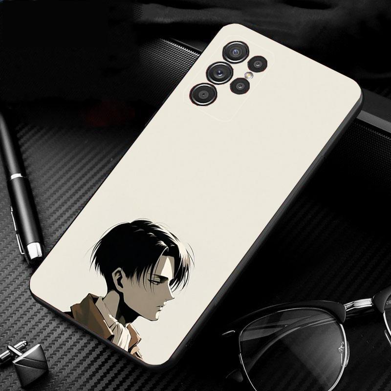 Levi Ackerman Phone Case For Samsung Galaxy S25 S24 S23 S22 S21 Ultra S24 S23 S22 S21 S25 Plus S24 S20 FE
