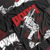 2026 Горячая Распродажа Классическая Ретро FPS Игра DOOM Графический Принт Футболка Мужская Женская С Круглым Вырезом Хлопок Летний Топ Харадзюку Готический Стиль Оверсайз Футболка