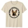 Alaskan Malamute Easily Distracted By Unisexs TShirt Unisexs Tee Graphic Top