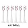 6PCS Replacement Brush Heads For XIAOMI MIJIA T300/T500/T700 Sonic Electric Tooth Vacuum Package Nozzles