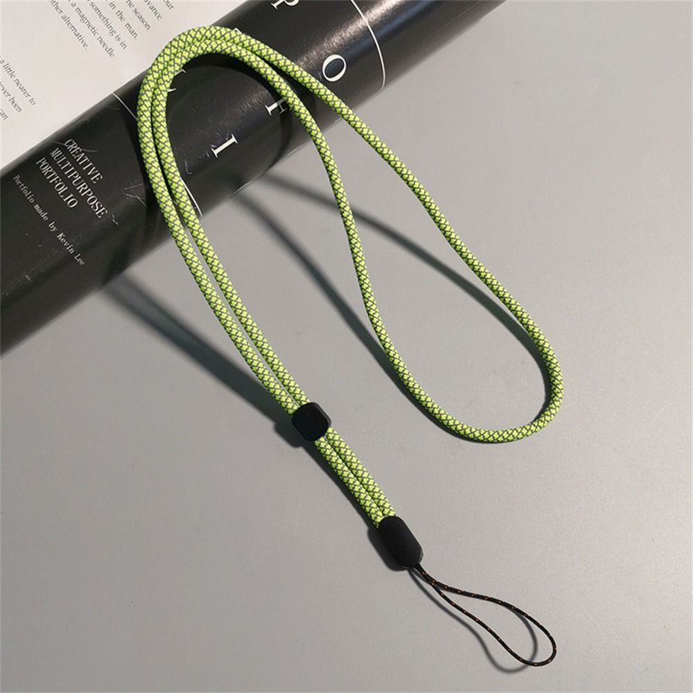 Fluorescent Cell Phone Strap Adjustable Mobile Phone Chain Long Phone Lanyard  Key Strap