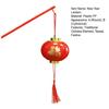 Traditional Chinese New Year Lantern Fu Character Print Spring Festival Lantern with Tassel Holiday Decoration