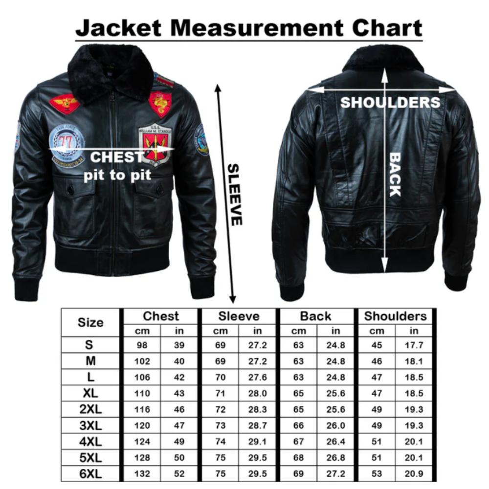 AVIATRIX Men's Real Leather Aviator Pilot Bomber Jacket (2KVE) - Black with Black Fur Collar