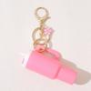 Cup Mini Tumbler Keychain Accessories Cute Cup Keychain with Flower Purse Handbag Backpack for Women School Car Accessories Goth Y2k