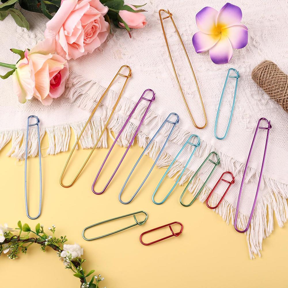 12pcs Knitting Stitch Holders Versatile Yarn Stitch Marker for Quilting Sewing