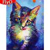 Diamond Painting Animal Full Square Round 5D DIY Diamond Embroidery Cat Handicraft Children's Room Decor Wall Art