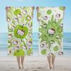 Towel Apple Green K-KittyS-ES Textile H-HelloS-ES Bathrobe Beach Quick-Drying Lightweight Portable Camping Swim SRO Pool Travel