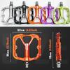 KRSEC 3 Bearing Bicycle Pedals CNC Ultralight BMX MTB Road Bike Pedals Non-slip Aluminum Alloy Bicycle Cycling Parts