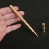 Бамбуковая модель Чистая латунь Ручная работа Металлическая фирменная гелевая ручка Каваи Канцелярские товары