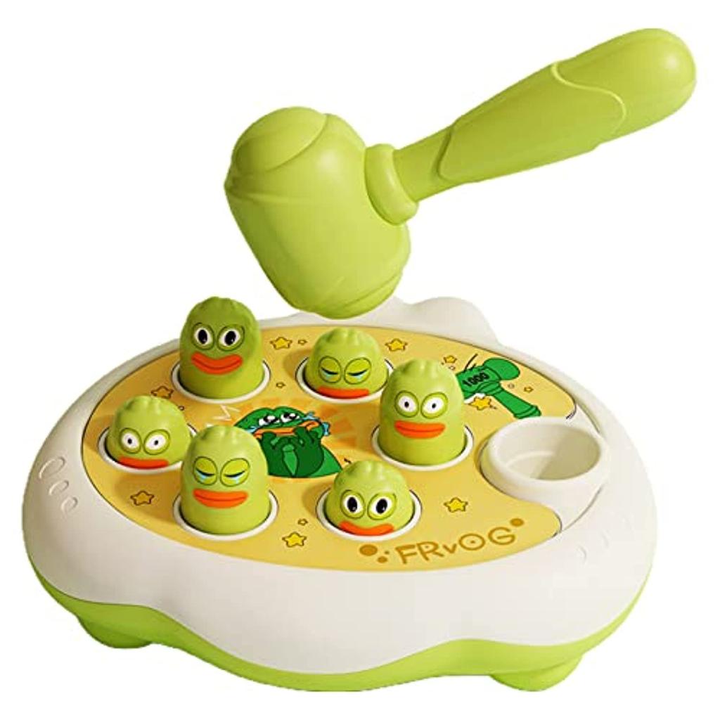 Cartoon Whac-A-Mole Montessori Baby Toy Toddler Educational Birthday Gift Animal Theme Knocking Game Parent Child Board Game Boy