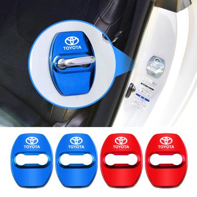 4 шт. Защитный чехол на замок двери автомобиля Для GRsport Crown Hilux Aygo Yaris Corolla Rav4 CHR Auris Cruiser наклейка