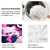 Devil Black Cat 2D Flat Pattern Flannel Blanket High quality All Seasons Warmth and Comfort Perfect for Christmas Gifts.MMT0918233