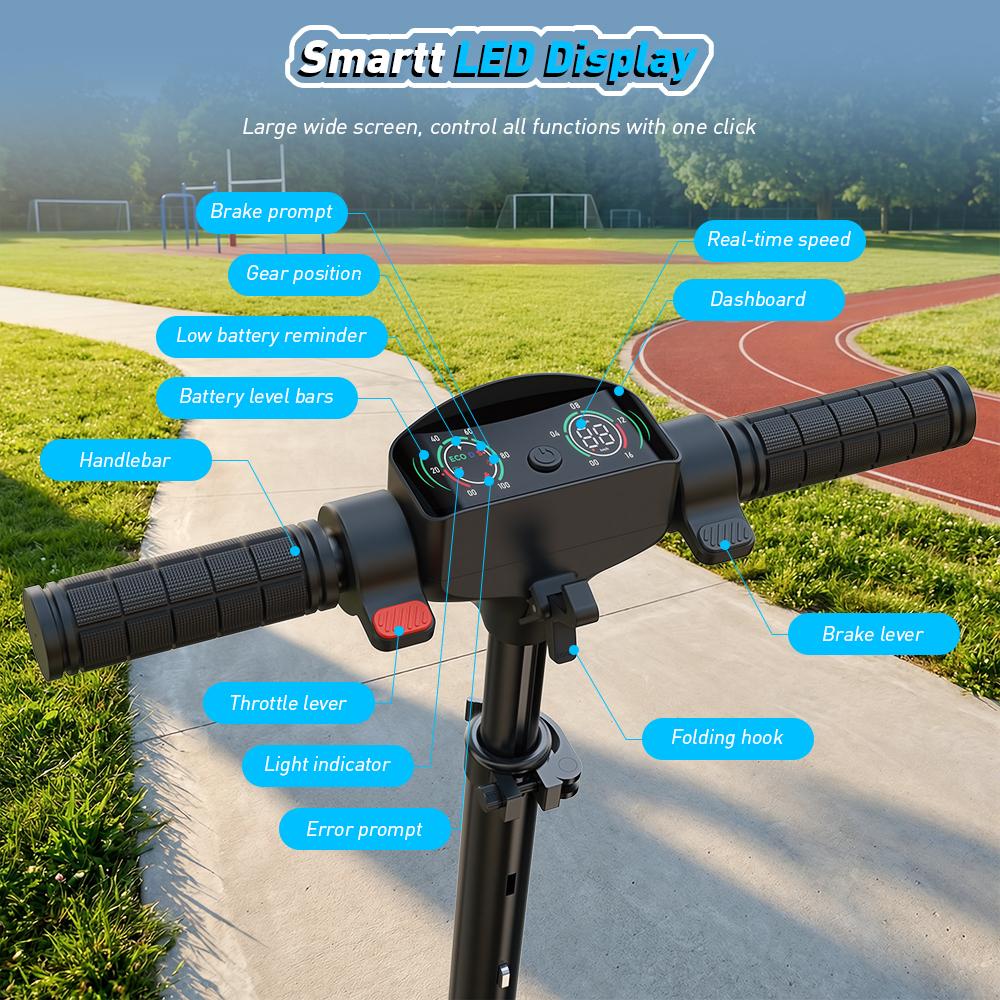 Foldable Electric Scooter for Children k6 150W Motor 16 km/h Maximum Speed 7–9 km Range 3 Modes