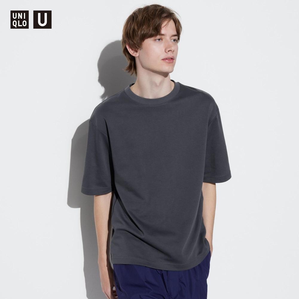 Uniqlo Футболка Japan Air Rhythm Cotton Oversize с рукавами 5 минут 