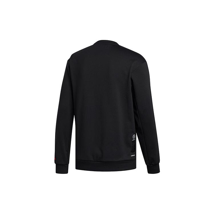 Adidas Sweatshirts Men's Black Crew Neck Thickened Regular FP8368