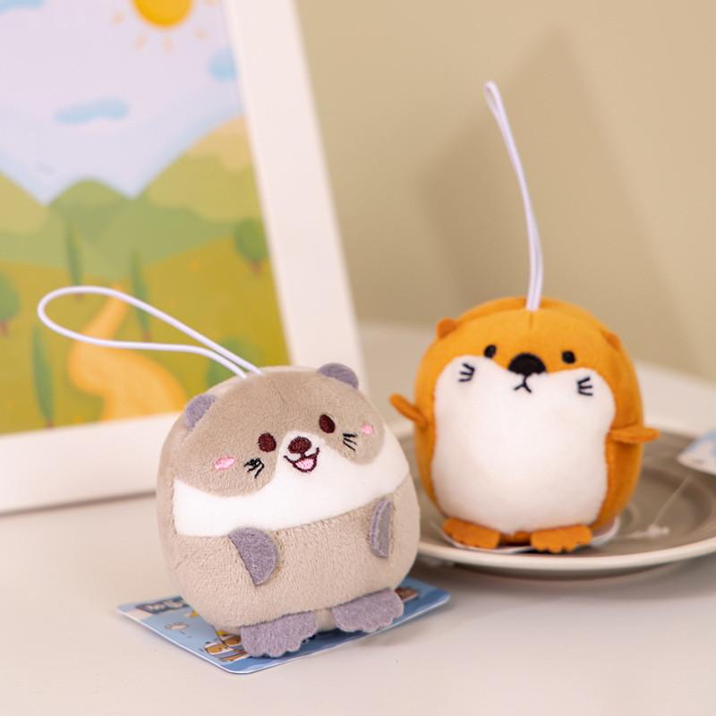 Soft Cuddly Miniature Plush Fox Toy Keychain Perfect For Bags Accessories