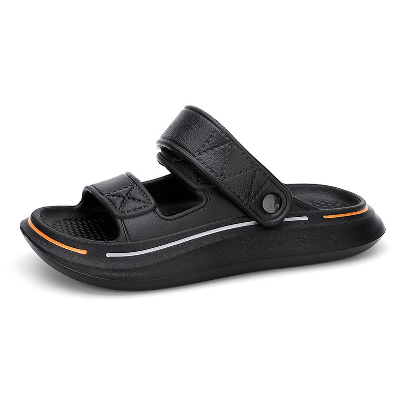Мужские нескользящие сандалии двойного назначения с защитой от запаха, швабра, спортивные пляжные сандалии с мягкой подошвой на открытом воздухе
