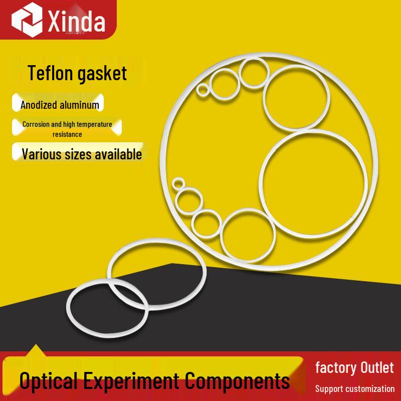 Teflon Lens Reflector Washer: Wear-Resistant, Self-Lubricating Polytetrafluoroethylene Gasket