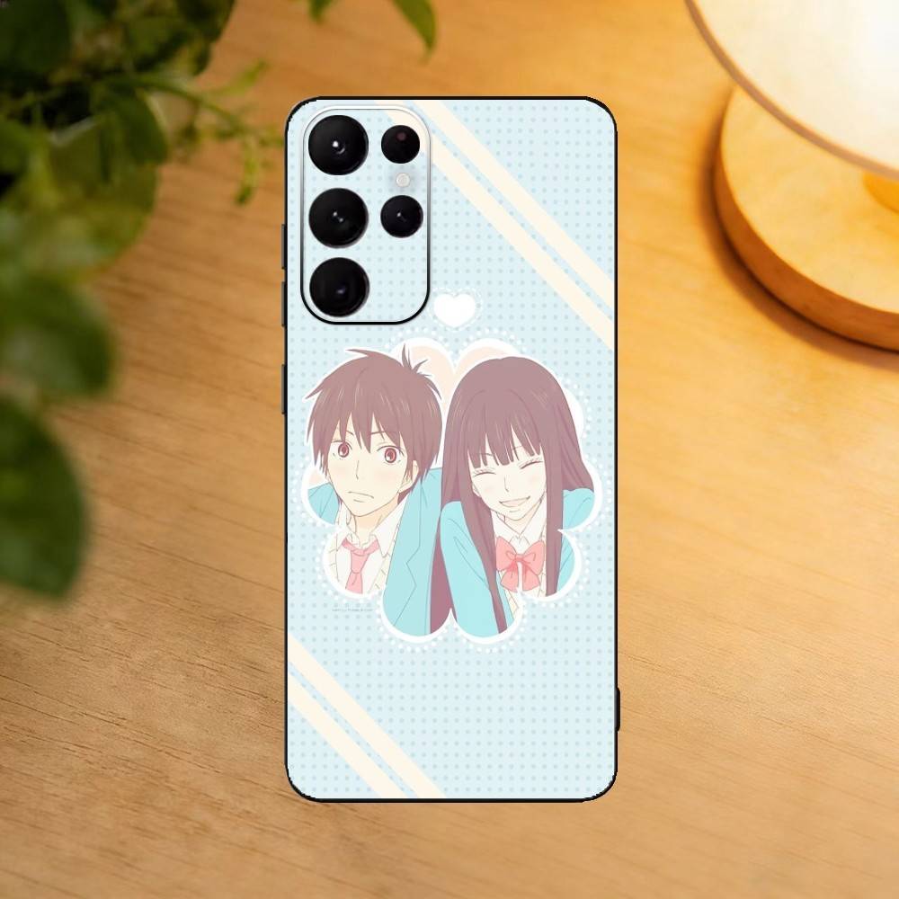 K-Kimi ni Todoke S-Sawako Чехол для телефона Samsung S25,24,23,22,30,21,10,9,Ultra,Plus,Lite Мягкий черный чехол
