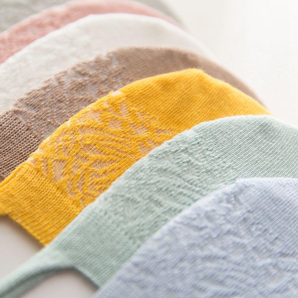 Women Non-slip Low Cut Breathable Invisible Boat Socks Ankle Hosiery Cotton