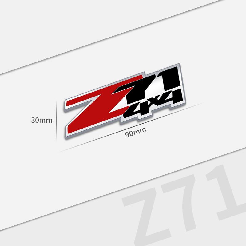 Auto Metal For Chevrolet Z71 4X4 Grille Logo Silverado Sierra Tahoe Suburban 1500 Chevy Camaro Aveo Trax Car Badge Trunk Sticker
