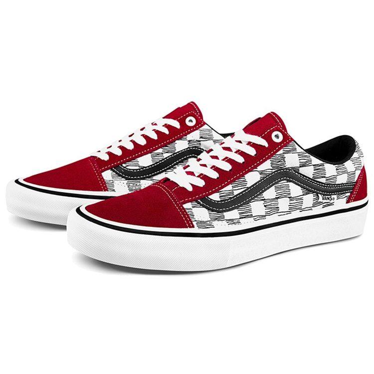 Vans Old Skool Красный/Черный/Белый VN0A45JC2LZ