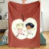 Charlie and Lola Theme Printed Blanket - Perfect for Couch, Bed, Travel & Outdoor Use | Machine Washable, Cozy & Durable.