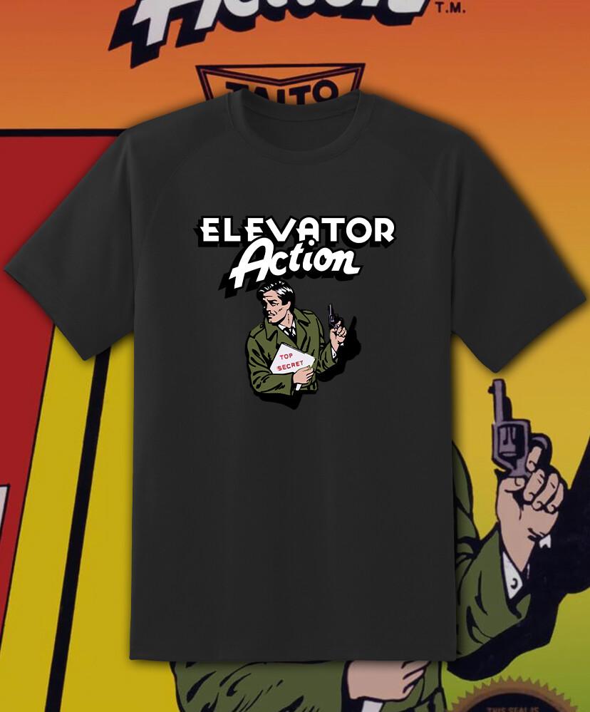 Лифт Action Nes Ретро Аркадная Игра Видеоигра Футболка Быстрая Доставка!
